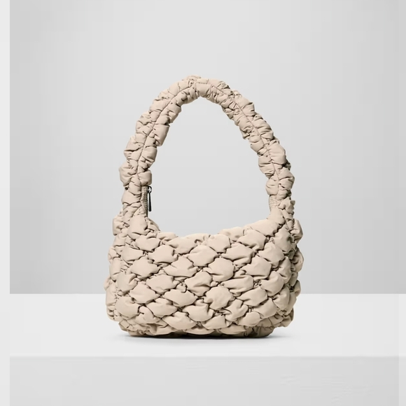 Aritzia Clothing Babaton Curator Small quilted bag marcona beige